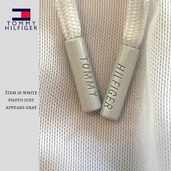 TOMMY HILFIGER Pull On Drawstring Waist Mesh Skort In White-XL/NWT - Picture 10 of 12